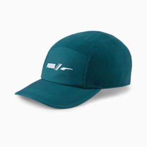 Fleece Five-Panel Hat, Varsity Green, extralarge