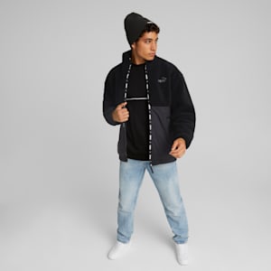 Classic Cuff Ribbed Beanie, Puma Black