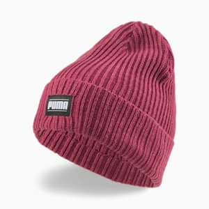 Classic Cuff Ribbed Beanie, Dusty Orchid