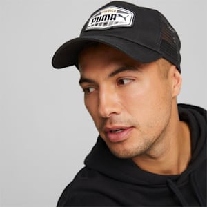 Essentials Trucker Hat, Puma Black