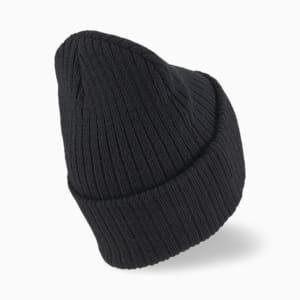 Gorro de lana Cuff Trend para mujer, Puma Black-Dare to, extralarge