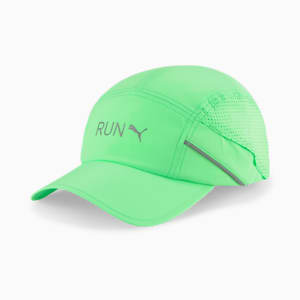 Lightweight Running Cap, Fizzy Lime, extralarge-IND