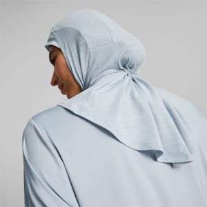 Sports Running Hijab, Platinum Gray