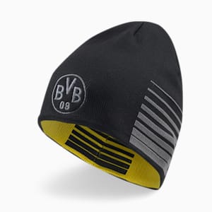 Borussia Dortmund Reversible Beanie, PUMA Black