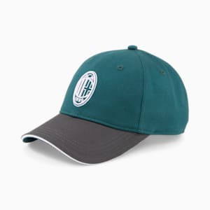 A.C. Milan ftblArchive Unisex Cap, Varsity Green-Flat Dark Gray