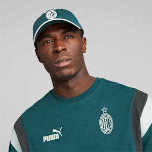 A.C. Milan ftblArchive Unisex Cap, Varsity Green-Flat Dark Gray