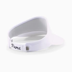 P Golf Visor Men, Bright White-Puma Black, extralarge-GBR