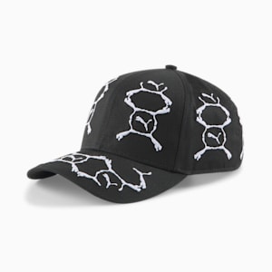 Luxe Sport Hat, Puma Black-Puma White-AOP
