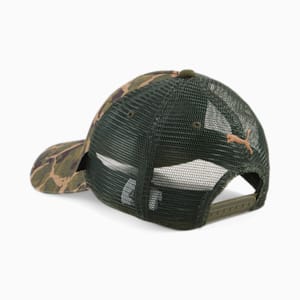 ユニセックス プーマ アカデミー AOP トラッカーキャップ, Toasted-Dark Green Moss, extralarge-JPN