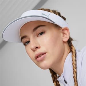 Running Unisex Visor, PUMA White, extralarge-IND