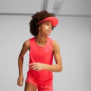 Running Unisex Visor, Fire Orchid, extralarge-IND