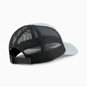 Running Trucker Cap, Platinum Gray-PUMA Black