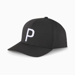 P Golf Cap, PUMA Black-White Glow