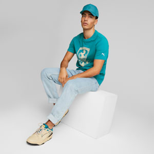 Scuderia Ferrari SPTWR Style Baseball Unisex Cap, Green Lagoon