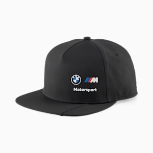 BMW M Motorsport Flat Brim Cap, PUMA Black