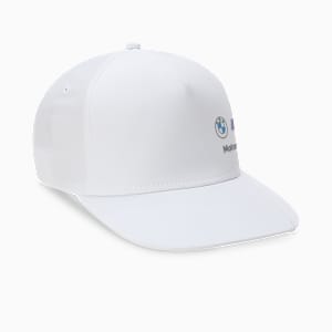 BMW M Motorsport Flat Brim Cap, PUMA White, extralarge-IND