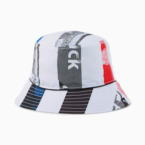 BMW M Motorsport Bucket Hat, PUMA White-AOP, extralarge