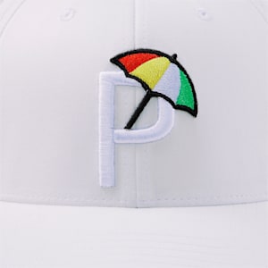メンズ ゴルフ PUMA x ARNOLD PALMER P キャップ, White Glow-Ash Gray