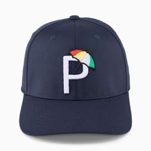 Palmer P Golf Cap, Navy Blazer-White Glow