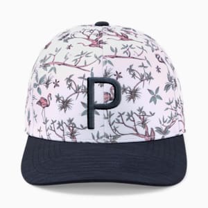 Lagoon P Golf Cap, Bright White-Navy Blazer