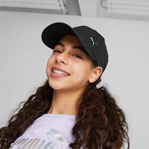 Metal Cat Unisex Youth Cap, PUMA Black