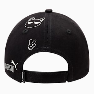 PUMA x 1DER Graphic Unisex Cap, PUMA Black