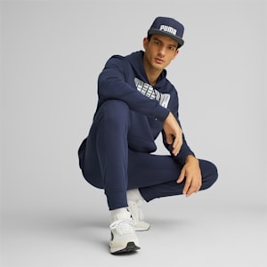 PUMA Flat Brim Cap, PUMA Navy-Shadow Gray-PUMA White