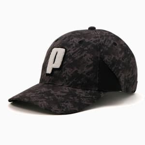 ウィメンズ ゴルフ EGW セミフラット グラフィック キャップ, PUMA Black, extralarge-JPN