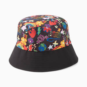 PRIME Pride Bucket Hat, PUMA Black-Pride AOP, extralarge-IND