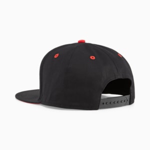 ユニセックス ACミラン フラットブリム キャップ, PUMA Black-For All Time Red, extralarge-JPN
