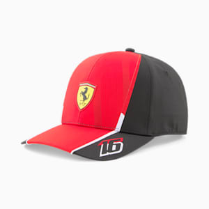 ユニセックス フェラーリ REP LECLERC キャップ, Rosso Corsa-PUMA Black