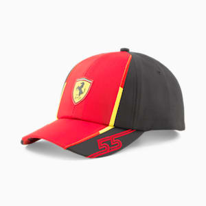 ユニセックス フェラーリ REP SAINZ LC キャップ, Rosso Corsa-PUMA Black