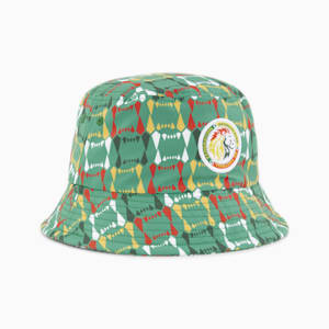 Senegal Football Bucket Hat, Pepper Green, extralarge-GBR