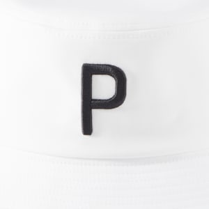 P Bucket Hat Men, White Glow