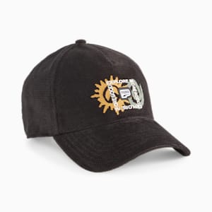 PUMA Graphic Downtown Unisex Cap, PUMA Black, extralarge-IND