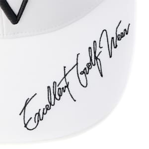 メンズ ゴルフ EGW コットンライク セミフラット キャップ, Bright White, extralarge-JPN