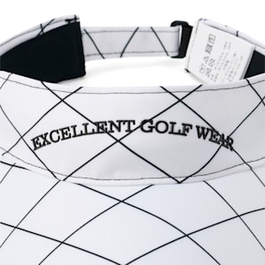 ウィメンズ ゴルフ EGW グラフィック バイザー, Bright White