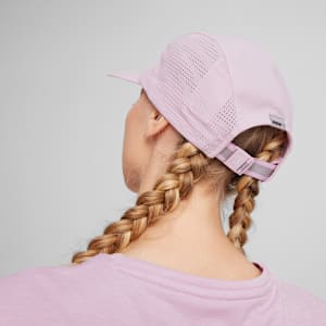 Gorra de running plegable, Grape Mist, extralarge