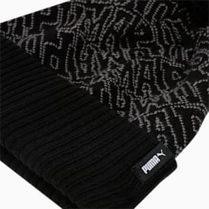 Pom Unisex Beanie, Puma Black, extralarge-IND