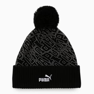 Pom Unisex Beanie, Puma Black, extralarge-IND