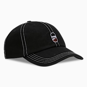Downtown Embroidered Graphic 180 Cap, PUMA Black, extralarge-IND