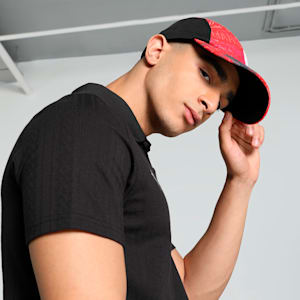 Scuderia Ferrari Race Neon Energy Motorsport Cap, PUMA Black-AOP, extralarge-IND