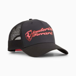Scuderia Ferrari Neon Energy Trucker Hat, PUMA Black-AOP, extralarge
