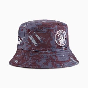 Manchester City ftblESSENTIALS Bucket Hat, Dark Rosette-Galactic Gray, extralarge-GBR