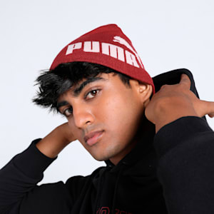 Cuffless Beanie, Intense Red, extralarge-IND