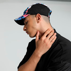BMW M Motorsport Neon Energy Baseball Cap, PUMA Black-AOP, extralarge-IND