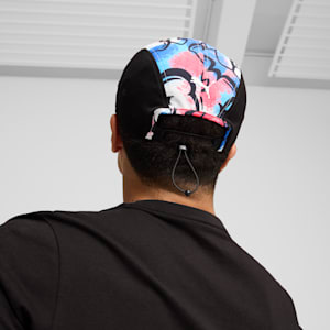 BMW M Motorsport Neon Energy Baseball Hat, PUMA Black-AOP, extralarge