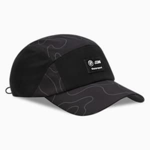 BMW M Motorsport Statement 5-Panel Unisex Cap, PUMA Black-AOP, extralarge-IND