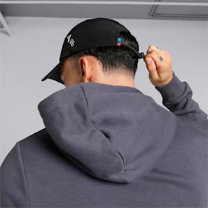 BMW M Motorsport Statement 5-Panel Unisex Cap, PUMA Black-AOP, extralarge-IND