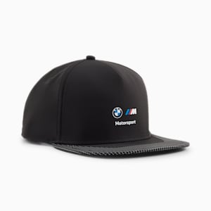BMW M Motorsport Flatbrim Cap, PUMA Black, extralarge
